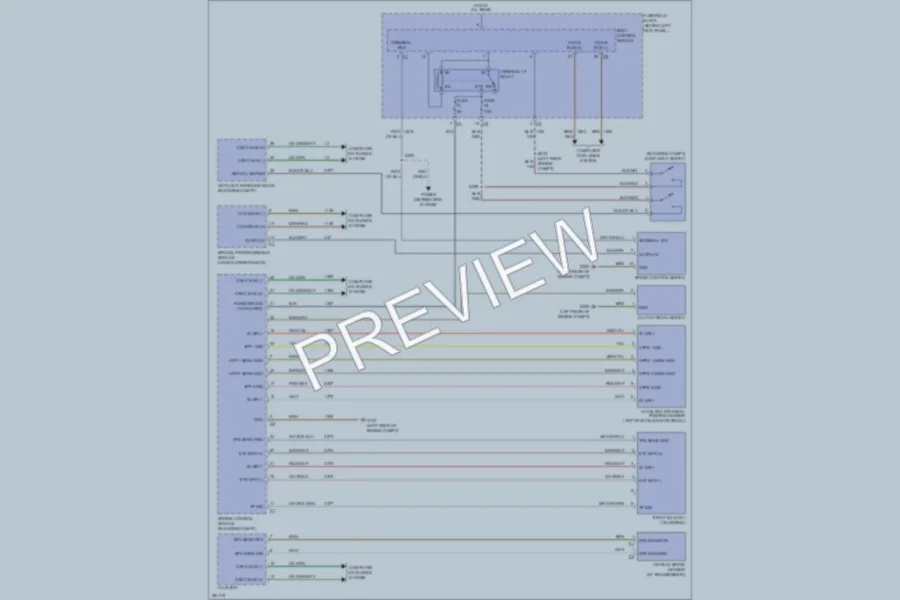 2008 Dodge 3500Sprinter Cruise Control wiring diagram preview