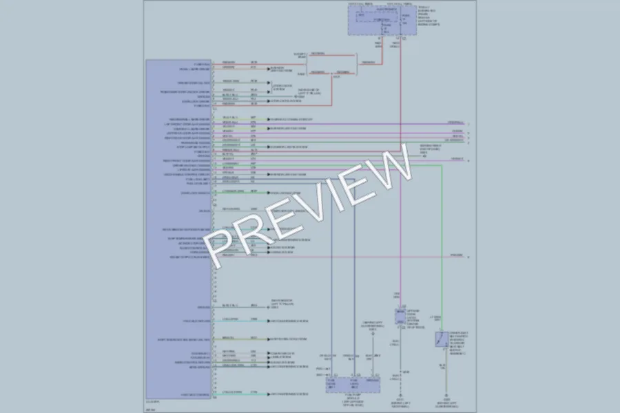 2008 Dodge Caliber Instrument Cluster wiring diagram preview
