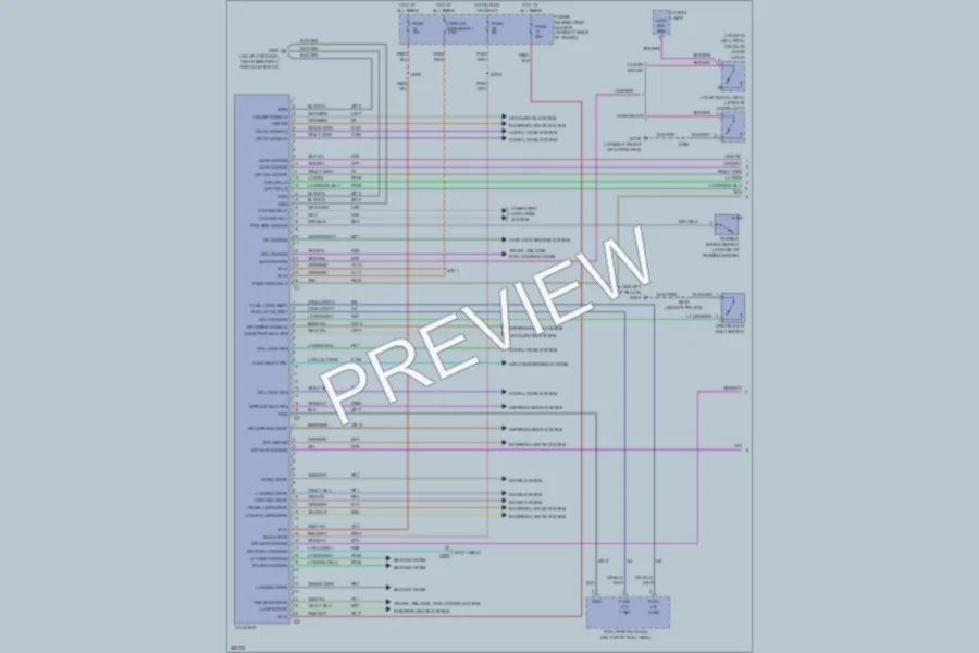 2008 Dodge Charger Instrument Cluster wiring diagram preview