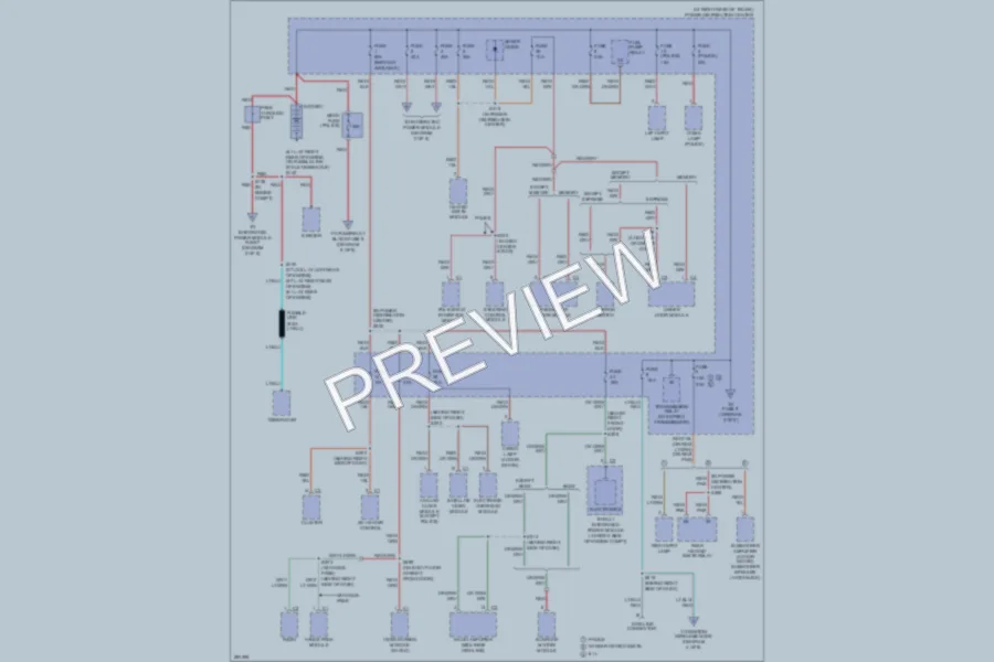 2008 Dodge Charger Power Distribution wiring diagram preview