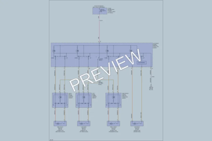 2008 Dodge Charger Power Windows wiring diagram preview