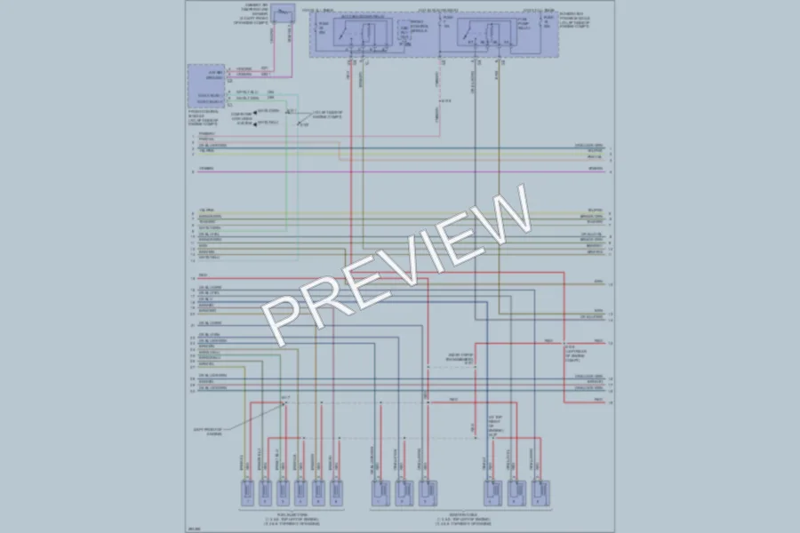 2008 Dodge Dakota Engine Performance wiring diagram preview
