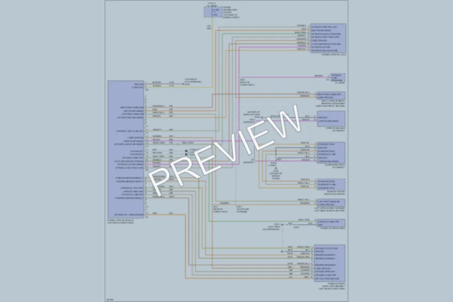 2008 Dodge Durango Trunk Tailgate Fuel Door wiring diagram preview
