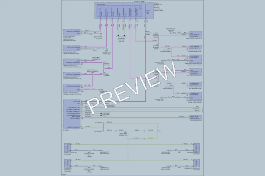 2008 Dodge GrandCaravan Interior Lights wiring diagram preview