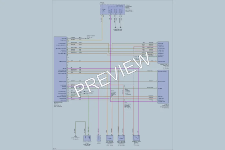 2008 Dodge GrandCaravan Trunk Tailgate Fuel Door wiring diagram preview