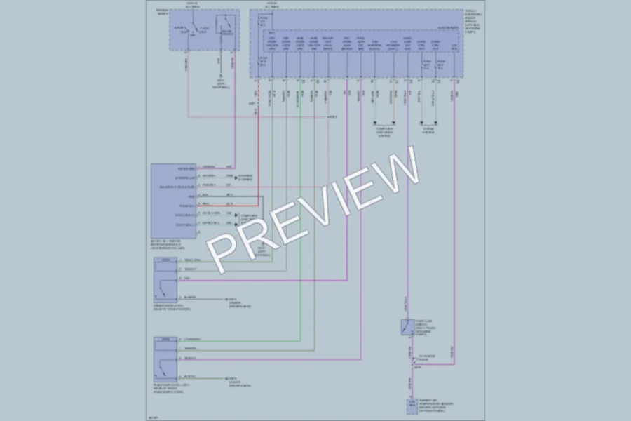 2008 Dodge Nitro Anti Theft wiring diagram preview