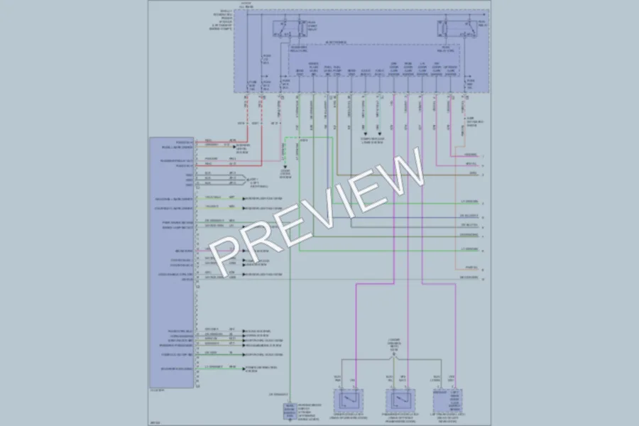 2008 Dodge Nitro Instrument Cluster wiring diagram preview