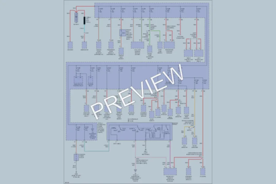 2008 Dodge Nitro Power Distribution wiring diagram preview