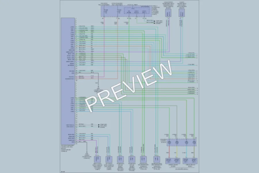 2008 Dodge Nitro Supplemental Restraints wiring diagram preview