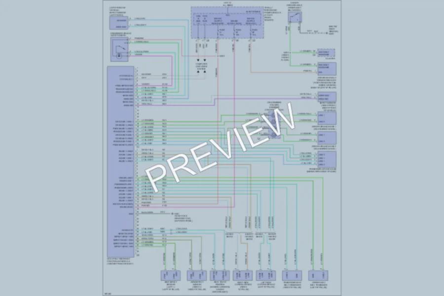 2008 Dodge R2500 Supplemental Restraints wiring diagram preview