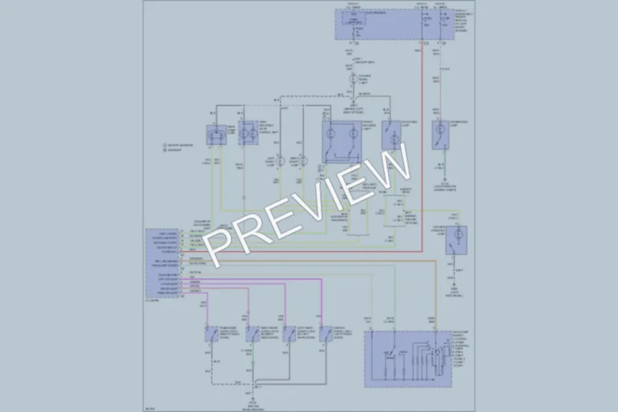 2008 Dodge R3500 Interior Lights wiring diagram preview