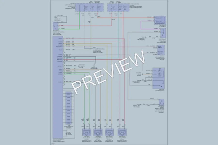2008 Ford CrownVictoria Anti Lock Brakes wiring diagram preview