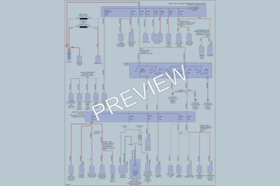 2008 Ford CrownVictoria Power Distribution wiring diagram preview