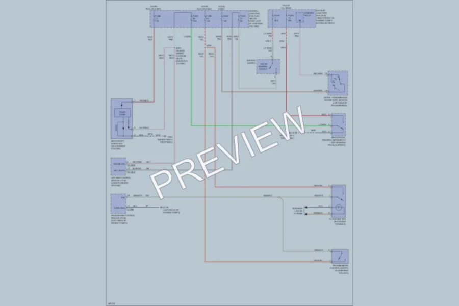 2008 Ford CrownVictoria Shift Interlock wiring diagram preview