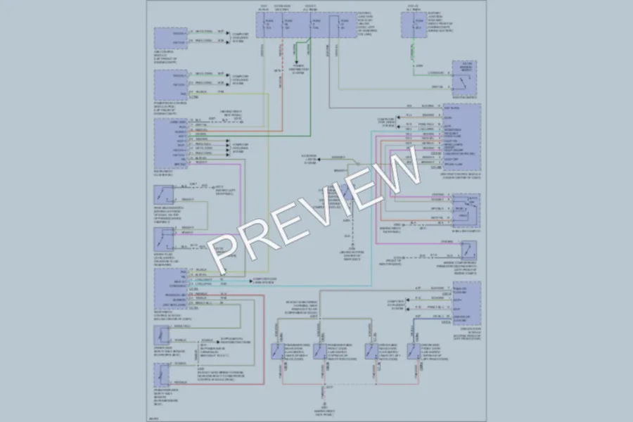 2008 Ford CrownVictoria Warning Systems wiring diagram preview