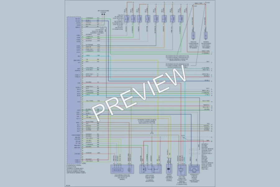 2008 Ford E250 Engine Performance wiring diagram preview
