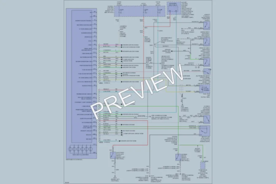 2008 Ford E250 Instrument Cluster wiring diagram preview