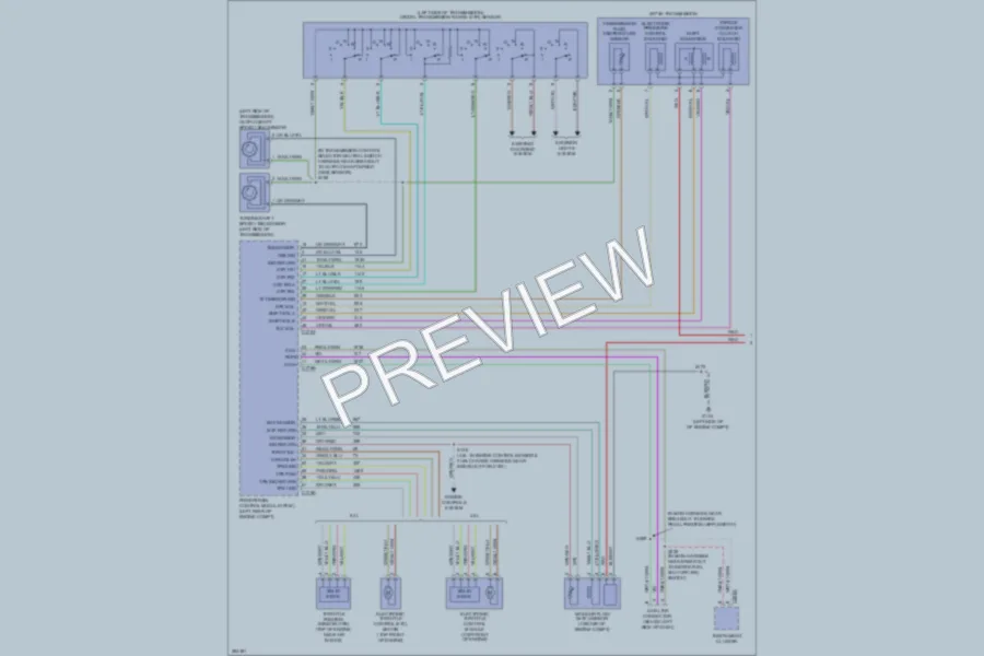 2008 Ford E250 Transmission wiring diagram preview