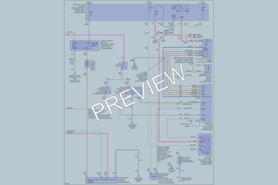 2008 Ford E250 Air Conditioning wiring diagram preview
