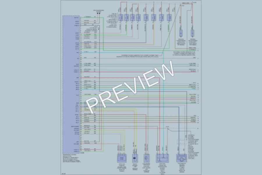 2008 Ford E350 Super Duty Engine Performance wiring diagram preview