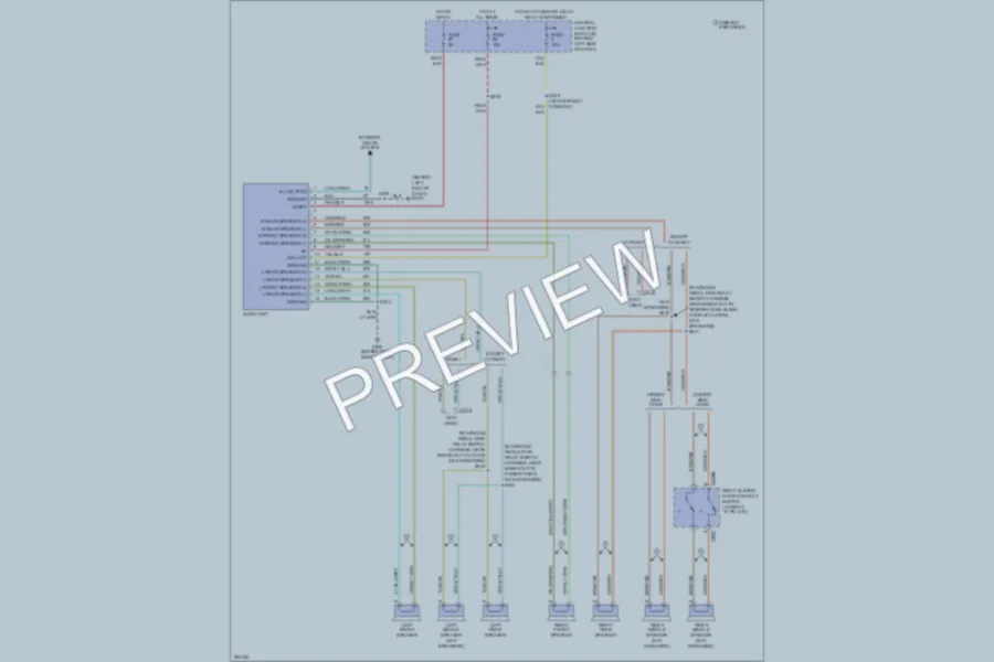 2008 Ford E350 Super Duty Radio wiring diagram preview