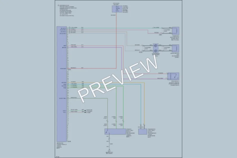 2008 Ford E150 Supplemental Restraints wiring diagram preview
