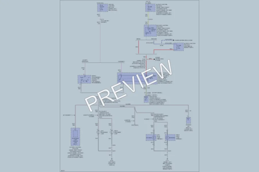 2008 Ford E250 Exterior Lights wiring diagram preview
