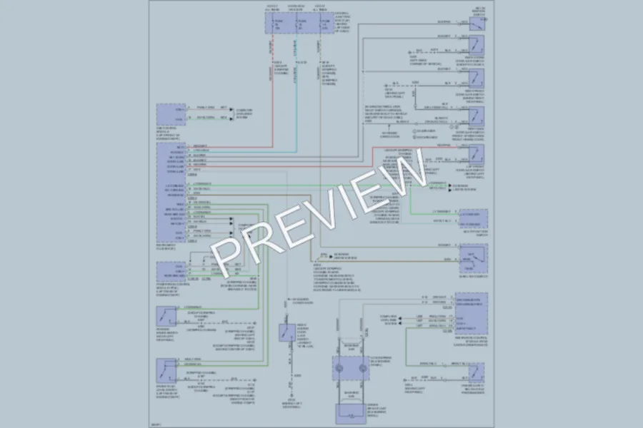 2008 Ford E350 Super Duty Warning Systems wiring diagram preview