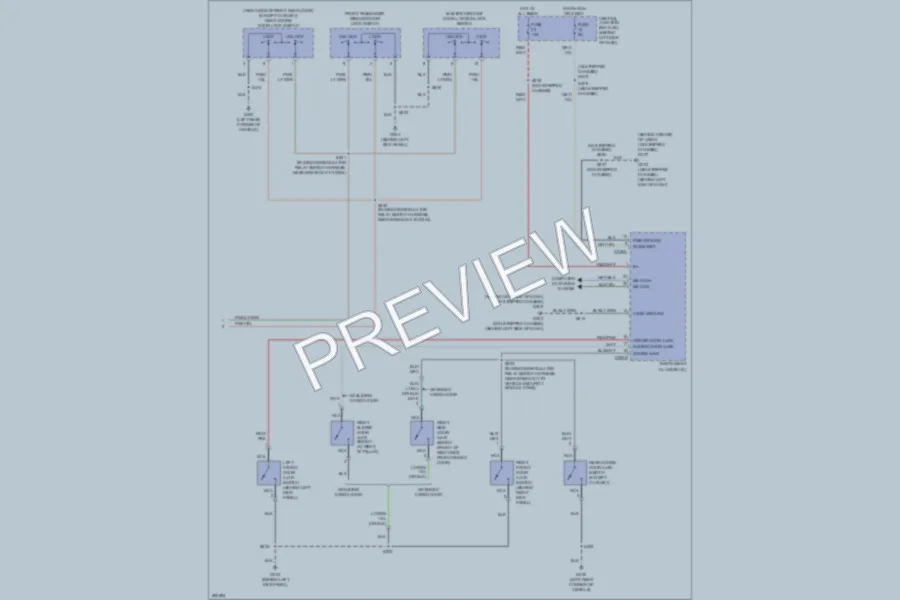 2008 Ford E150 Anti Theft wiring diagram preview