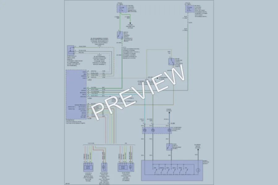 2008 Ford E350 Super Duty Cruise Control wiring diagram preview