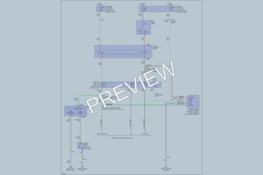2008 Ford E350 Super Duty Headlights wiring diagram preview