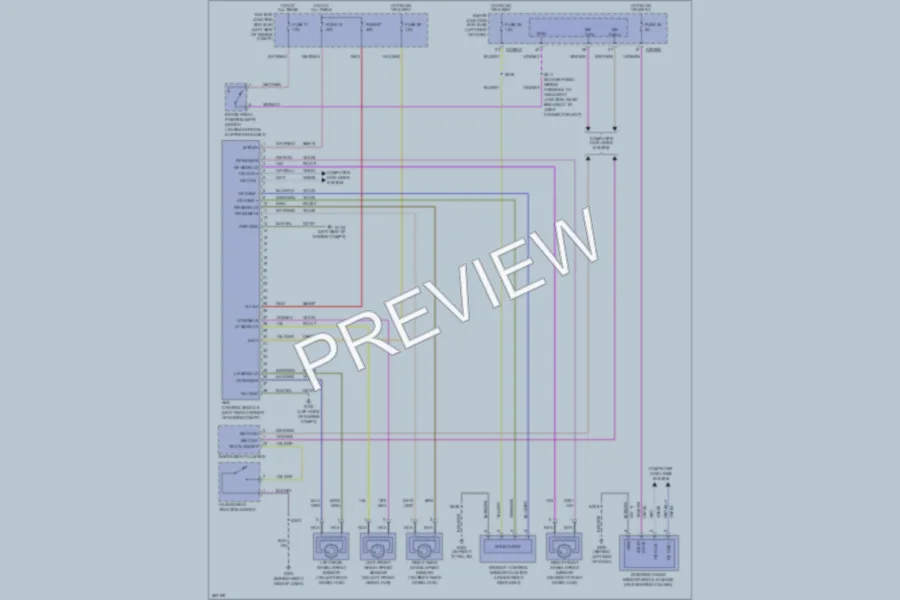 2008 Ford Edge Anti Lock Brakes wiring diagram preview