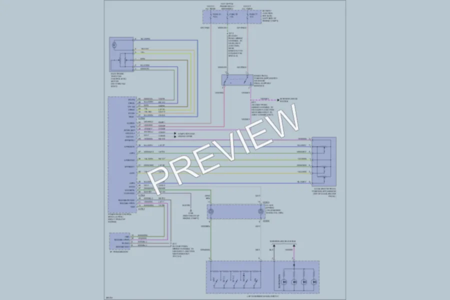 2008 Ford Edge Cruise Control wiring diagram preview