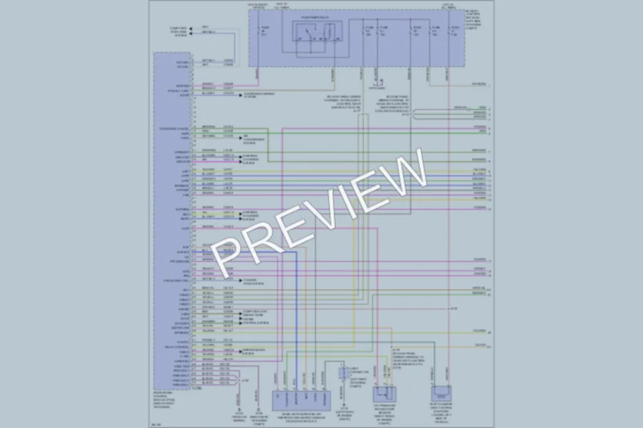 2008 Ford Edge Engine Performance wiring diagram preview