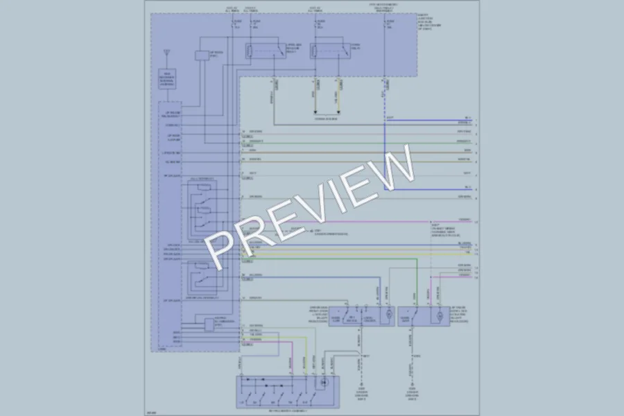 2008 Ford Escape Anti Theft wiring diagram preview