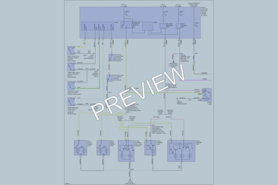 2008 Ford Escape Interior Lights wiring diagram preview