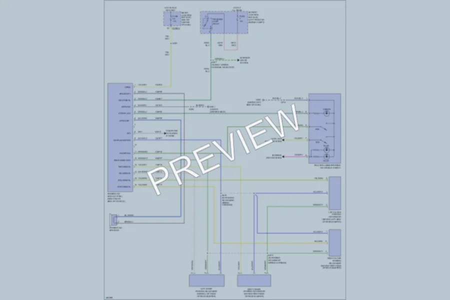2008 Ford Escape Navigation wiring diagram preview