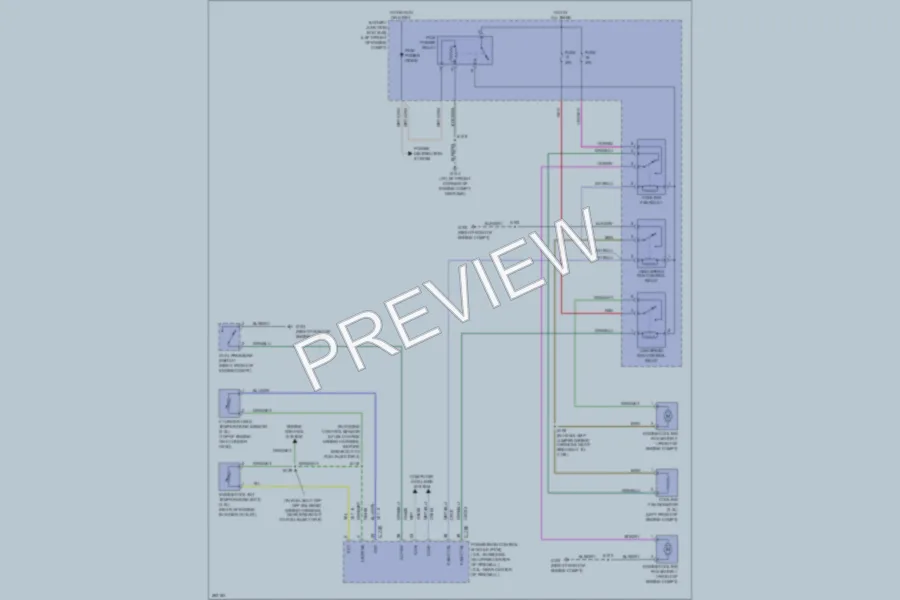 2008 Ford EscapeHybrid Cooling Fan wiring diagram preview