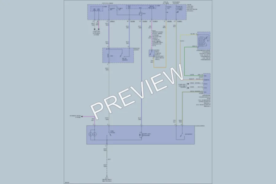 2008 Ford EscapeHybrid Shift Interlock wiring diagram preview