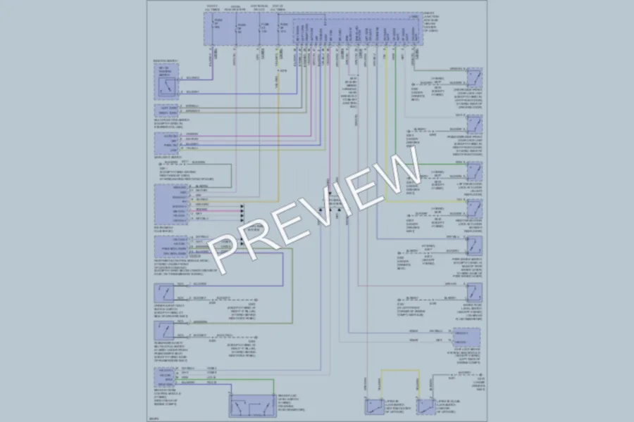 2008 Ford EscapeHybrid Warning Systems wiring diagram preview