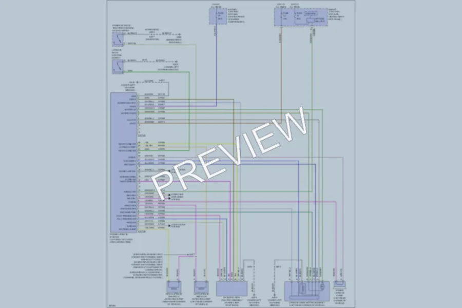 2008 Ford Expedition Trunk Tailgate Fuel Door wiring diagram preview