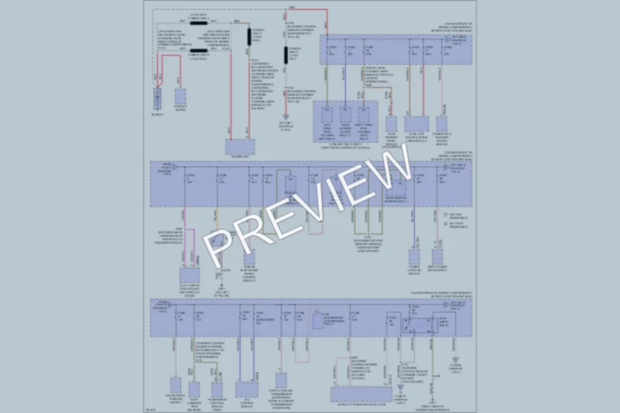 2008 Ford ExpeditionEL Power Distribution wiring diagram preview