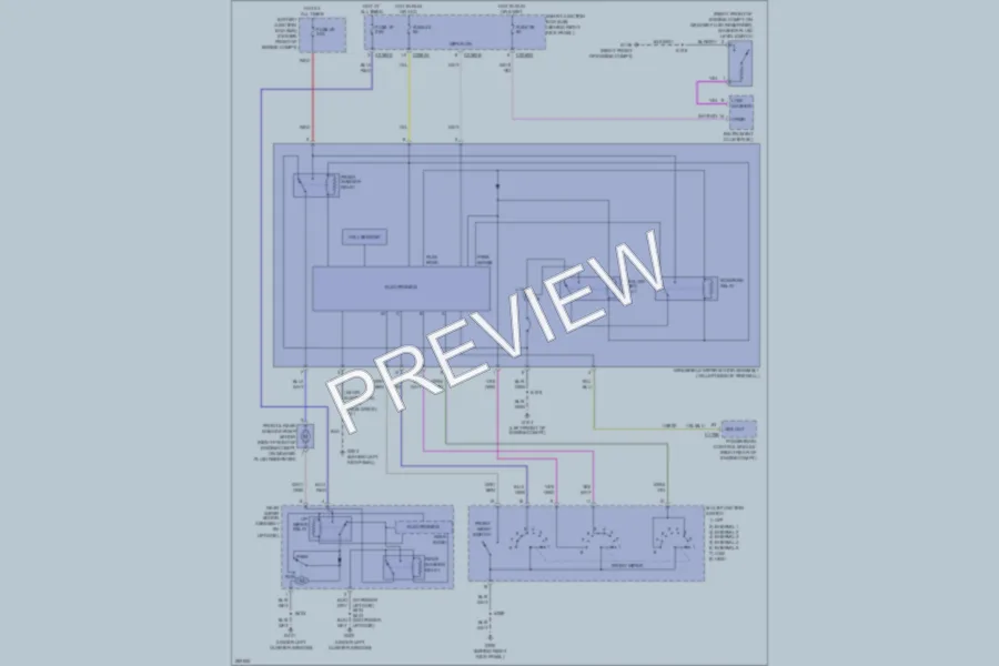 2008 Ford ExpeditionEL Wiper Washer wiring diagram preview