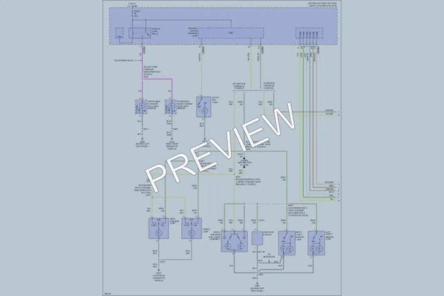 2008 Ford Explorer Interior Lights wiring diagram preview