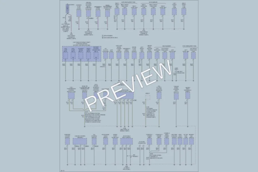 2008 Ford ExplorerSportTrac Ground Distribution wiring diagram preview