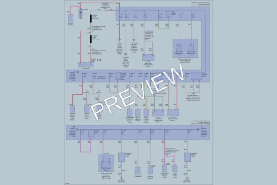 2008 Ford ExplorerSportTrac Power Distribution wiring diagram preview