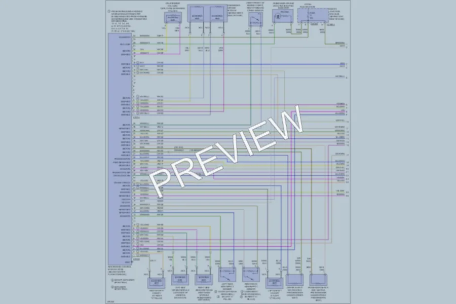 2008 Ford ExplorerSportTrac Supplemental Restraints wiring diagram preview