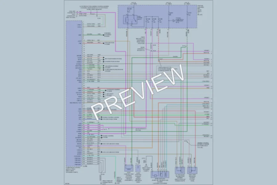 2008 Ford F150 Engine Performance wiring diagram preview