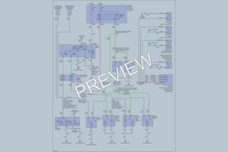 2008 Ford F150 Interior Lights wiring diagram preview