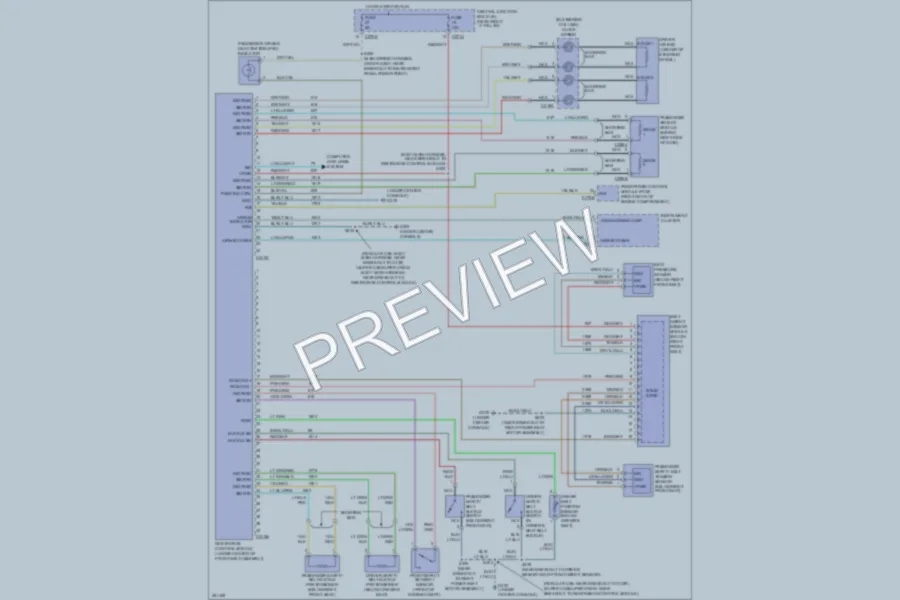 2008 Ford F150 Supplemental Restraints wiring diagram preview